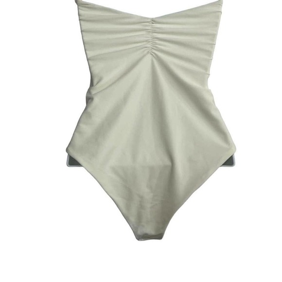 Johanna Ortiz Cream One Piece Bodysuit - Picture 2 of 7